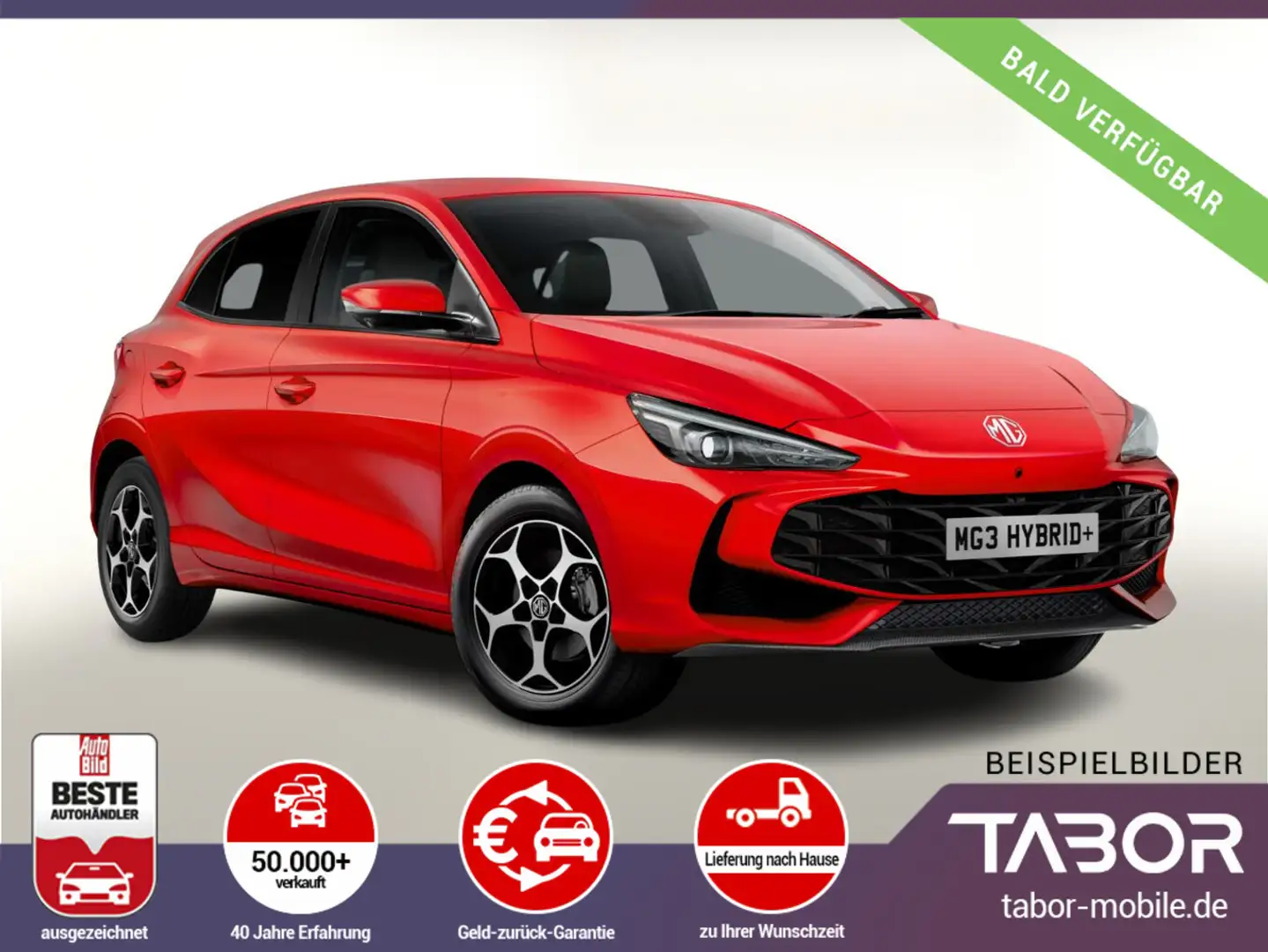 MG MG3 1.5 HEV+ 195 Luxury LED Nav ACC SHZ Kam360° Rot - 1