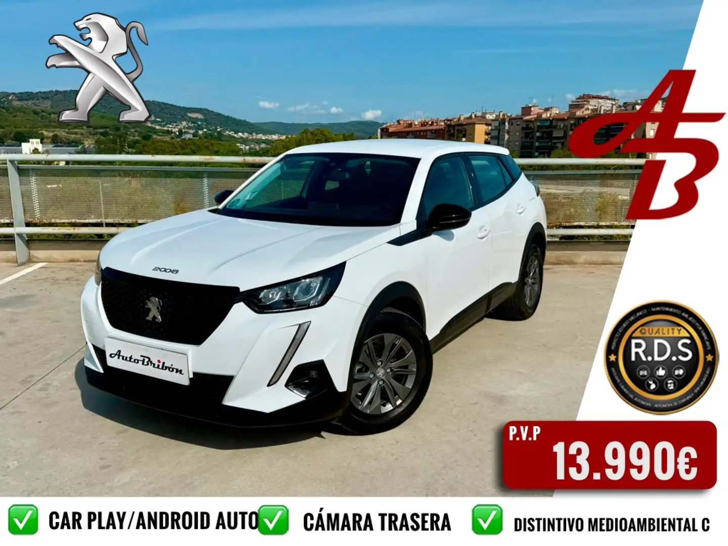 Peugeot 2008 1.5BlueHDi S&S Allure Pack 110 Weiß - 1