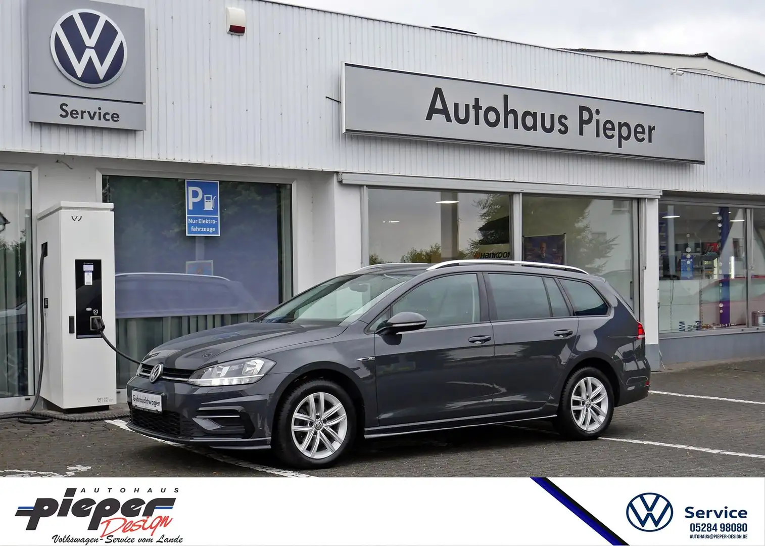Volkswagen Golf Variant VII 2.0 TDI DSG R-Line Navi Kamera ACC 110 kW (... Gri - 1