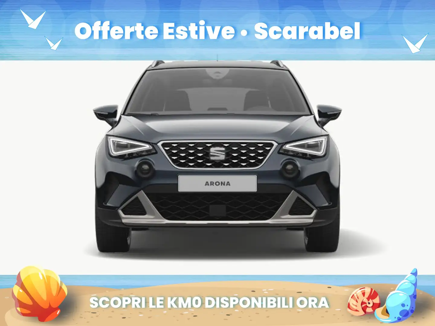 SEAT Arona 1.0 ecotsi xperience 95cv Grigio - 2