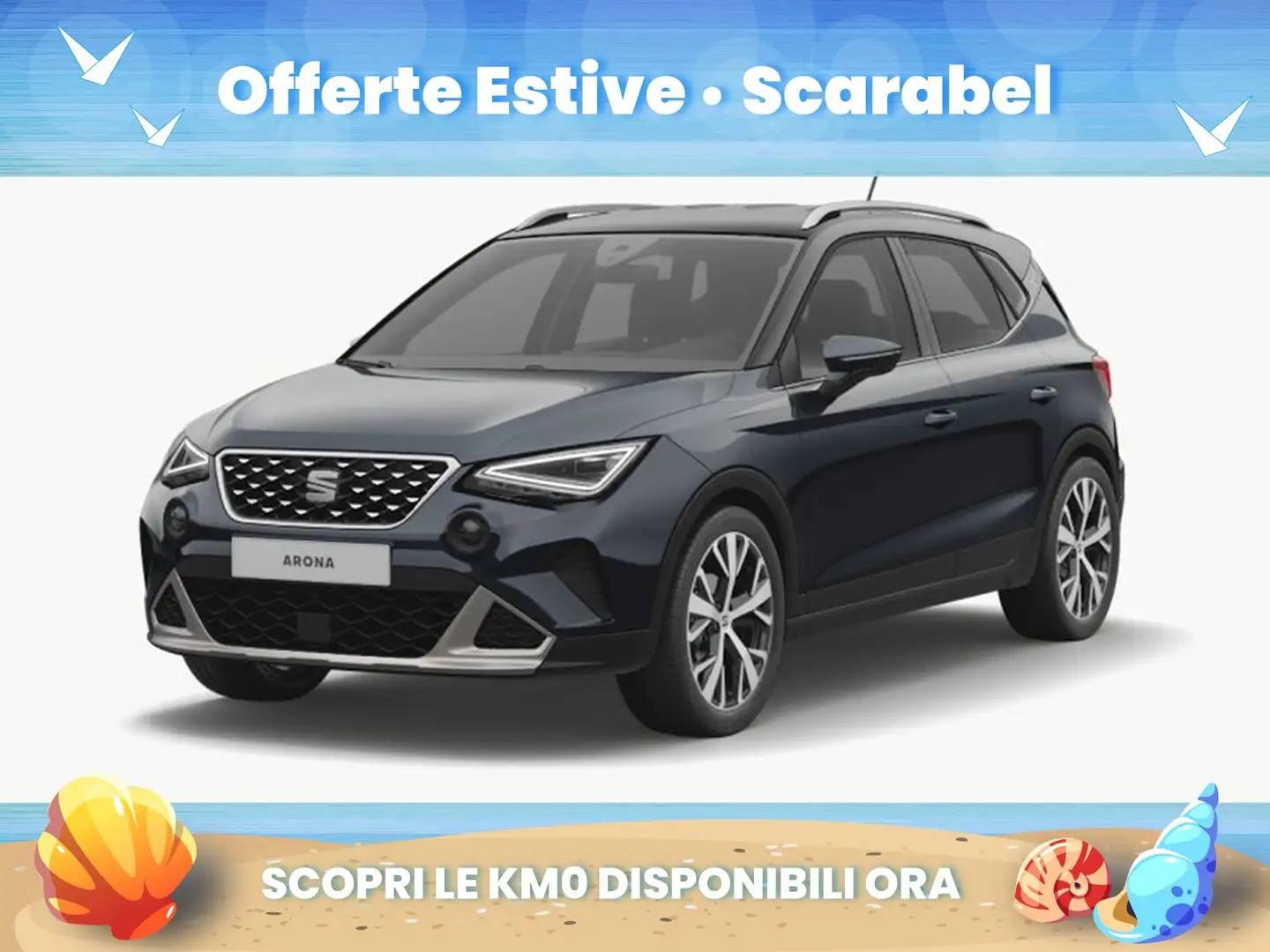 SEAT Arona 1.0 ecotsi xperience 95cv Grigio - 1