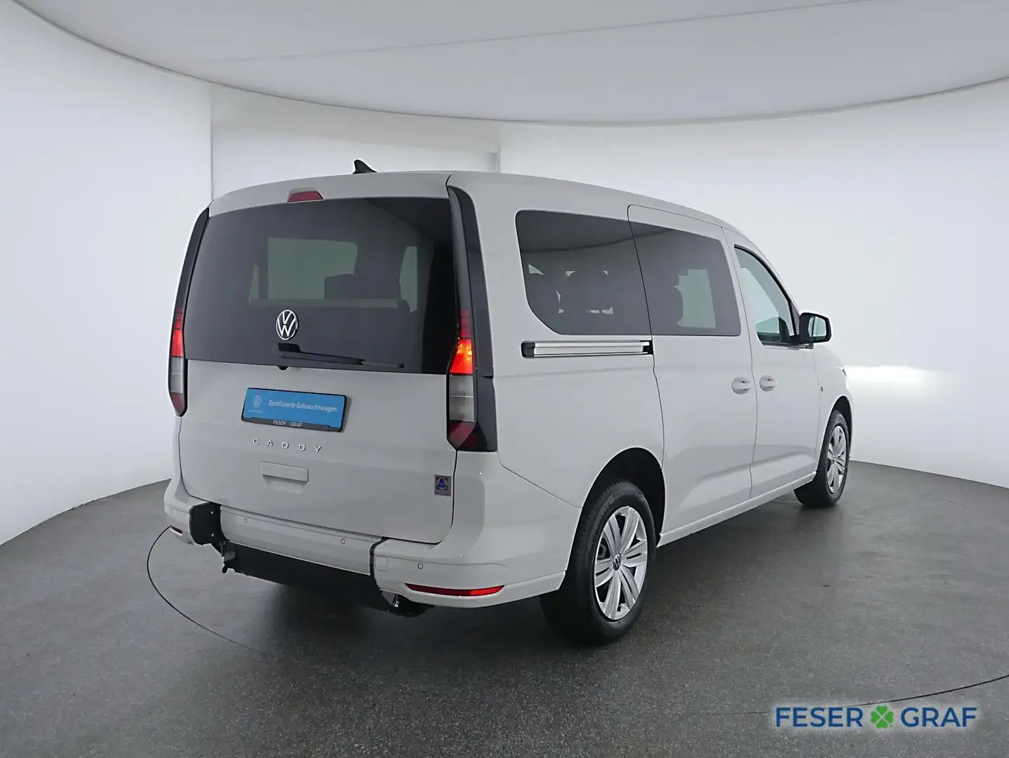 Volkswagen Caddy Caddy Taxi Mietwagen Rollstuhlumbau SOFORT Weiß - 2