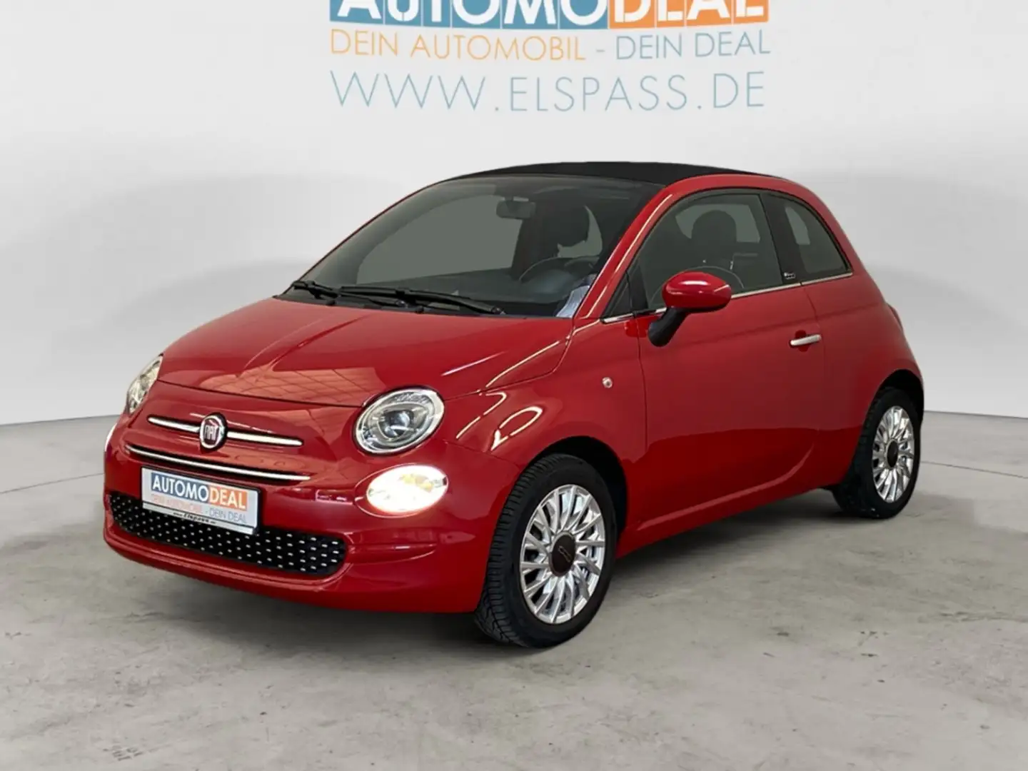 Fiat 500C Lounge ALLWETTER PANODACH TEMPOMAT APPLE/ANDROID A Rot - 2