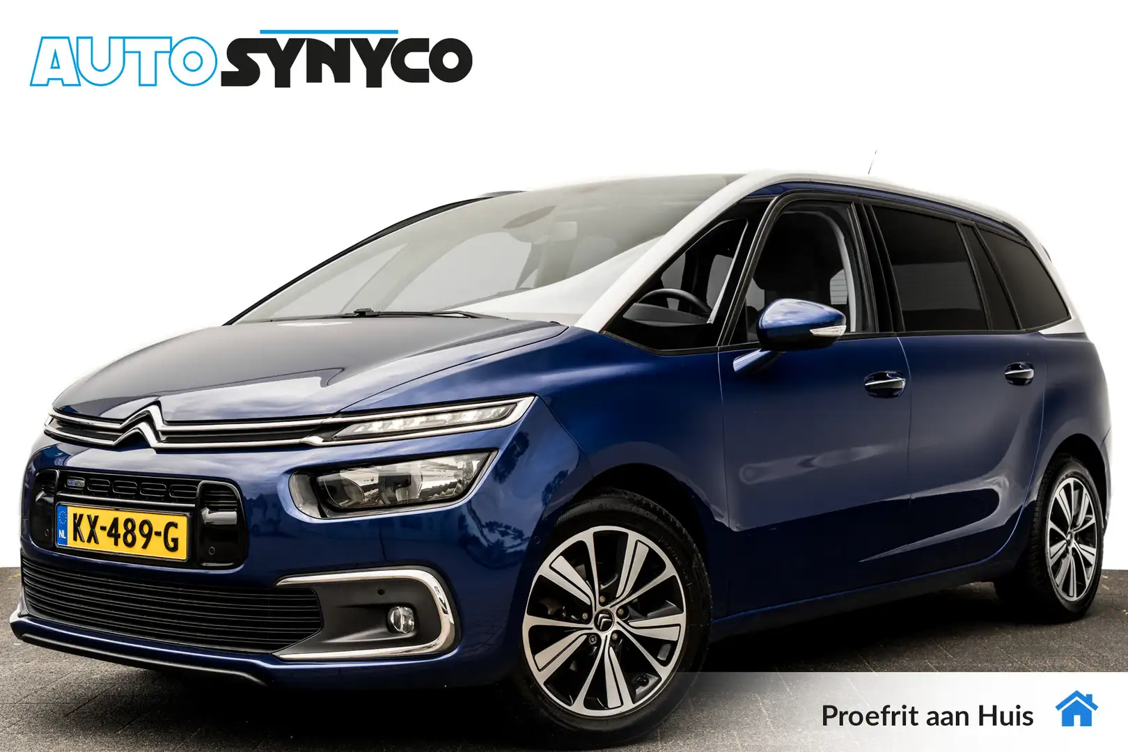 Citroen Grand C4 Picasso 1.2 130 Pk 7 Persoons PureTech Business I Trekhaak Blue - 1