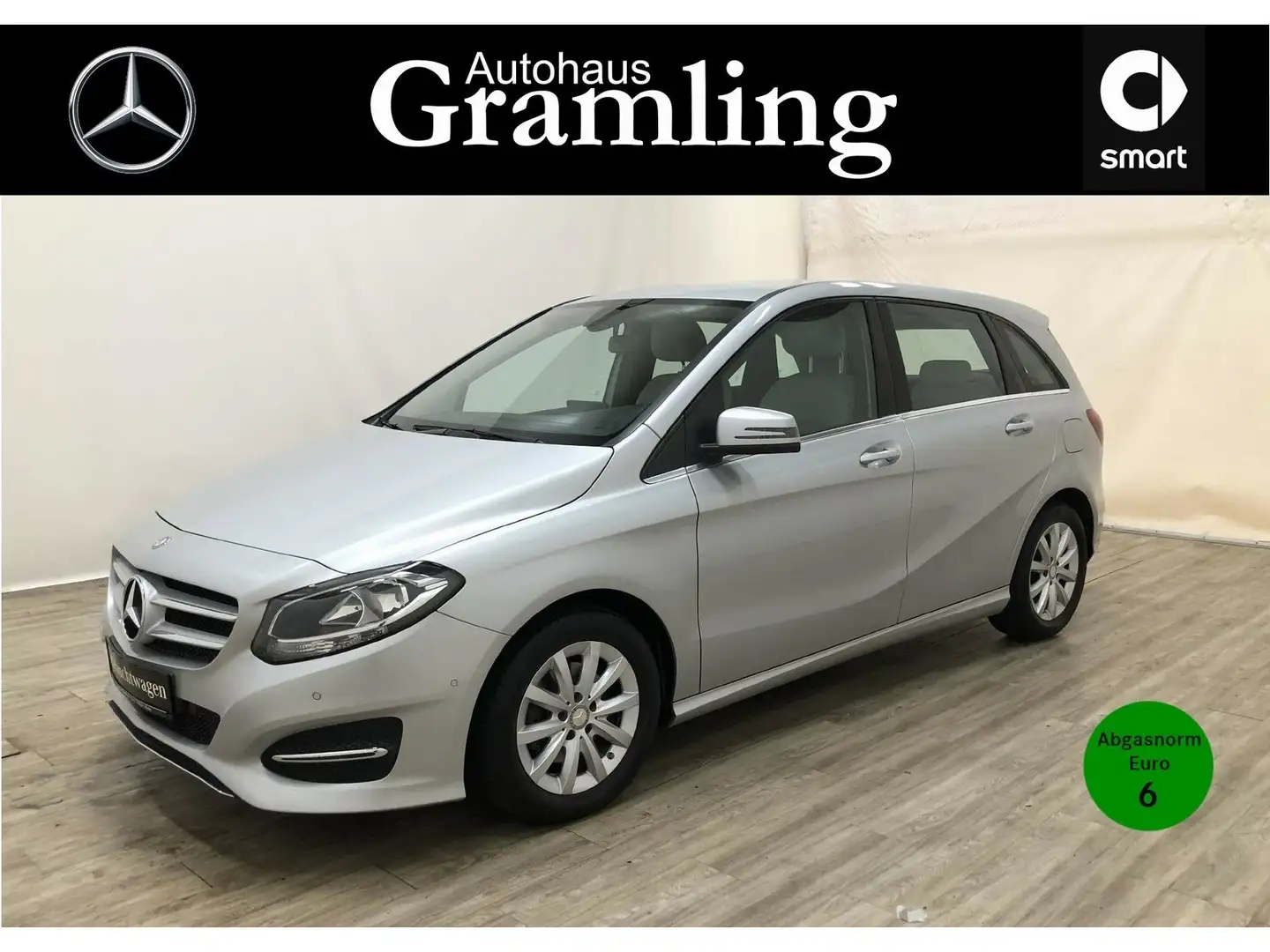 Mercedes-Benz B 220 Style 4M *Navi*AHK*Klima*PTS*Sitzheizung* Silber - 1
