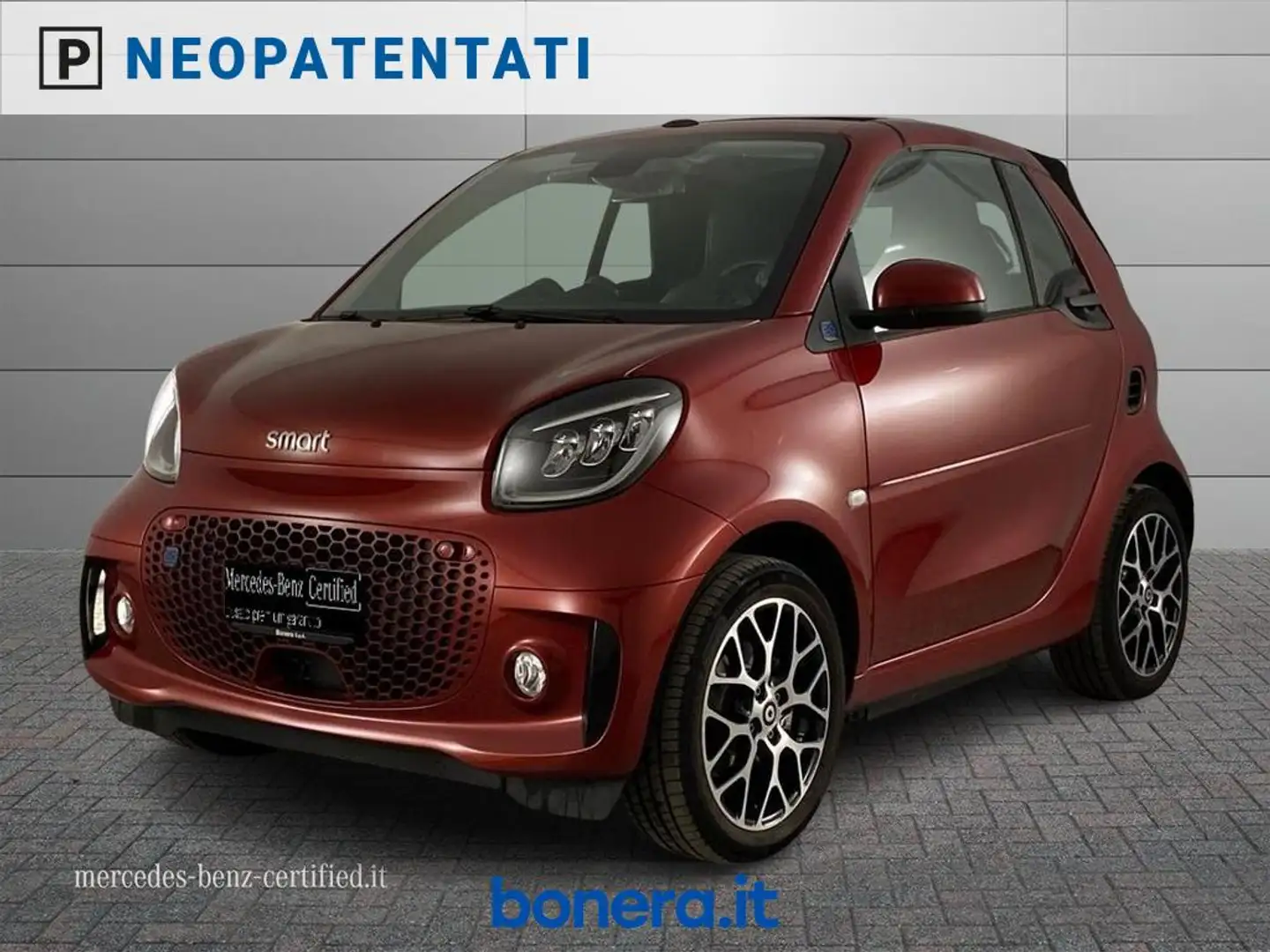smart forTwo Cabrio eq Prime 22kW Rosso - 1