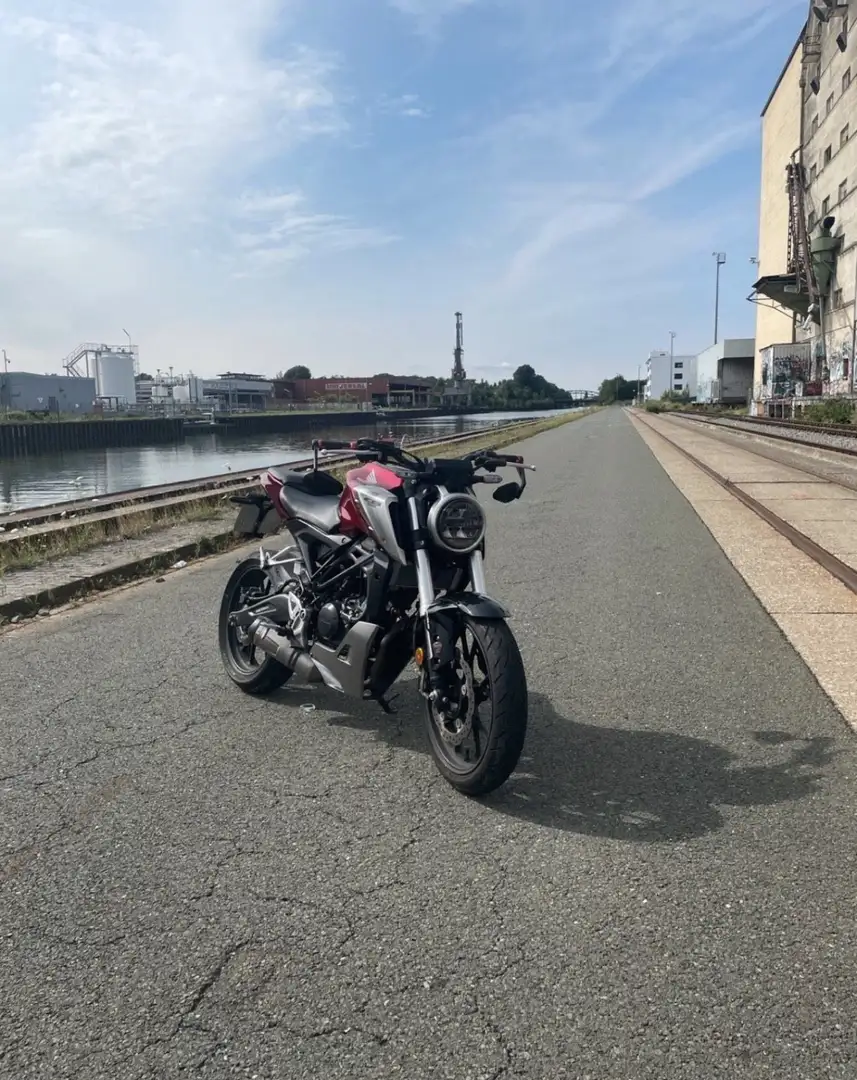 Honda CB 125 Neo Sports Café / Leo Vince Auspuffanlage Rouge - 1