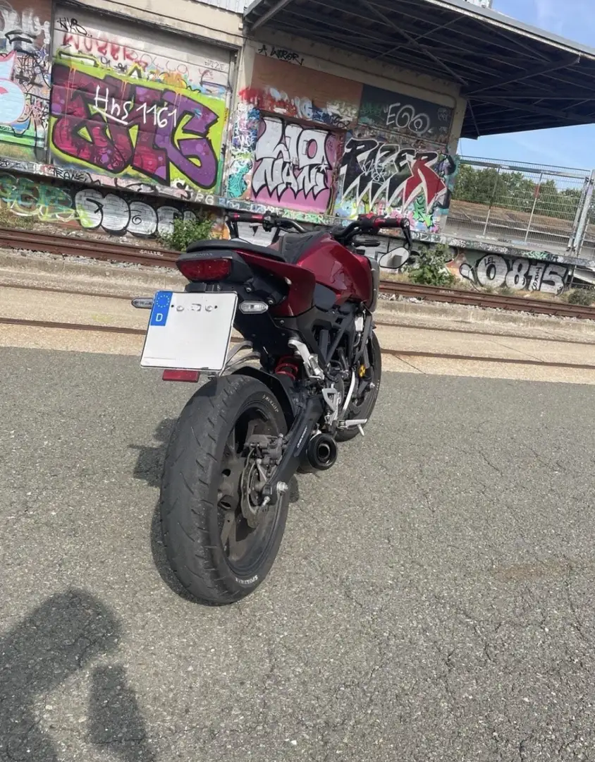 Honda CB 125 Neo Sports Café / Leo Vince Auspuffanlage Rouge - 2