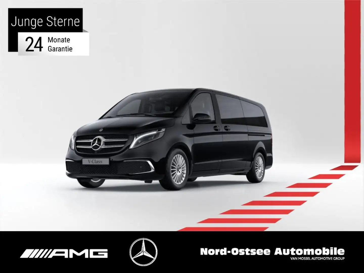 Mercedes-Benz V 300 AVANTGARDE EDITION EXTRALANG DISTR SHZ AHK Schwarz - 1