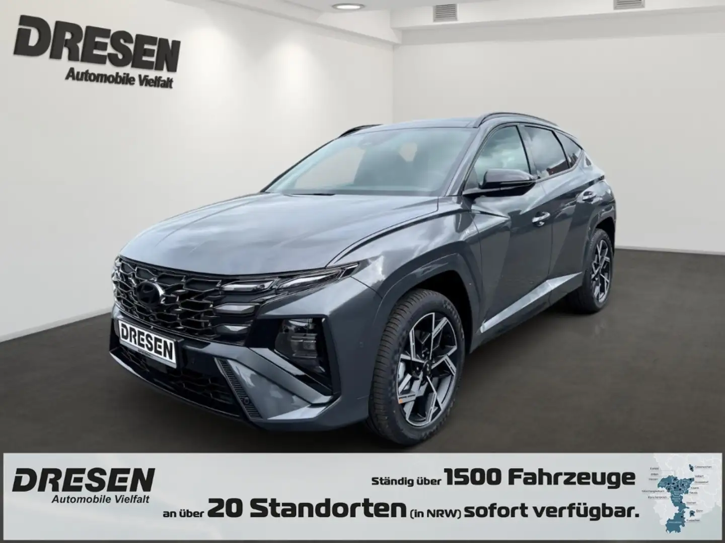 Hyundai TUCSON 1.6 T-GDI N-Line Assistenz-Paket Panoramadach Grau - 1