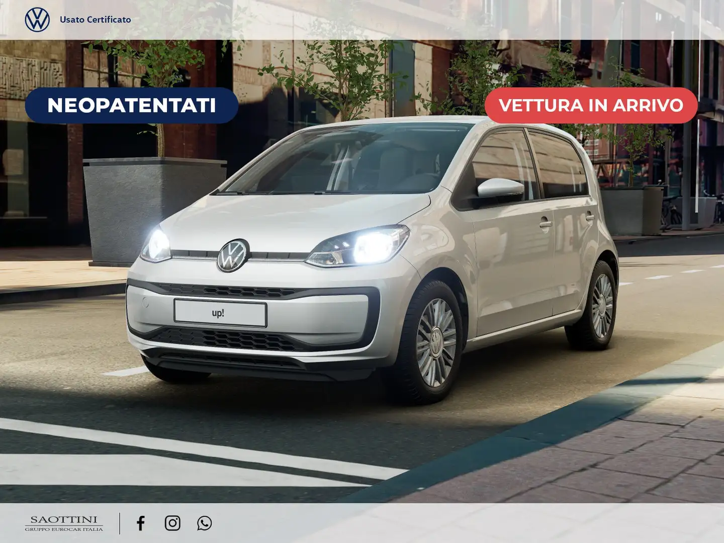 Volkswagen up! 1.0 EVO move  65 CV Szürke - 1