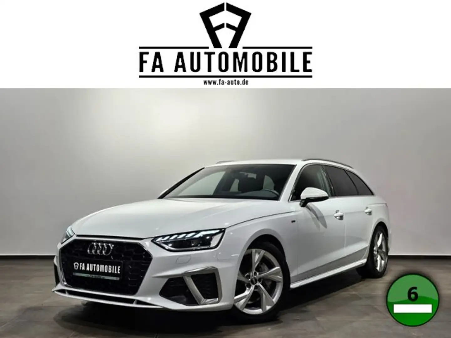 Audi A4 40 TFSI Q 2x S Line Matrix AHK Standheizung Bílá - 1