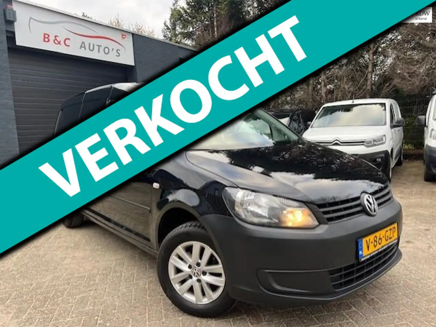 Volkswagen Caddy 1.2 TSI Maxi / BPM-BTW-VRIJ-MARGE-VERKOOP !!! Zwart - 1