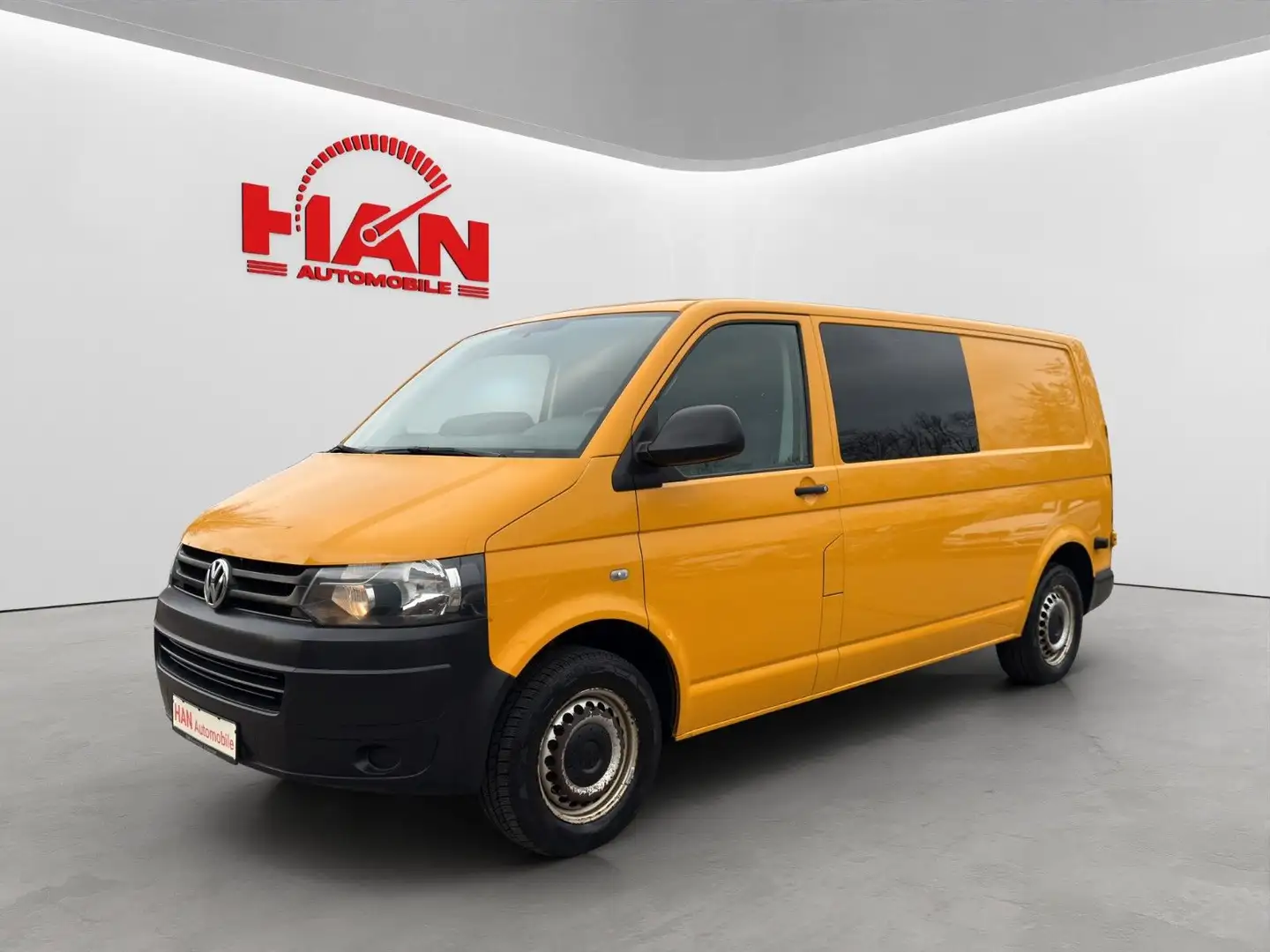 Volkswagen T5 Transporter Kasten-Kombi lang 6-Sitzer Jaune - 2
