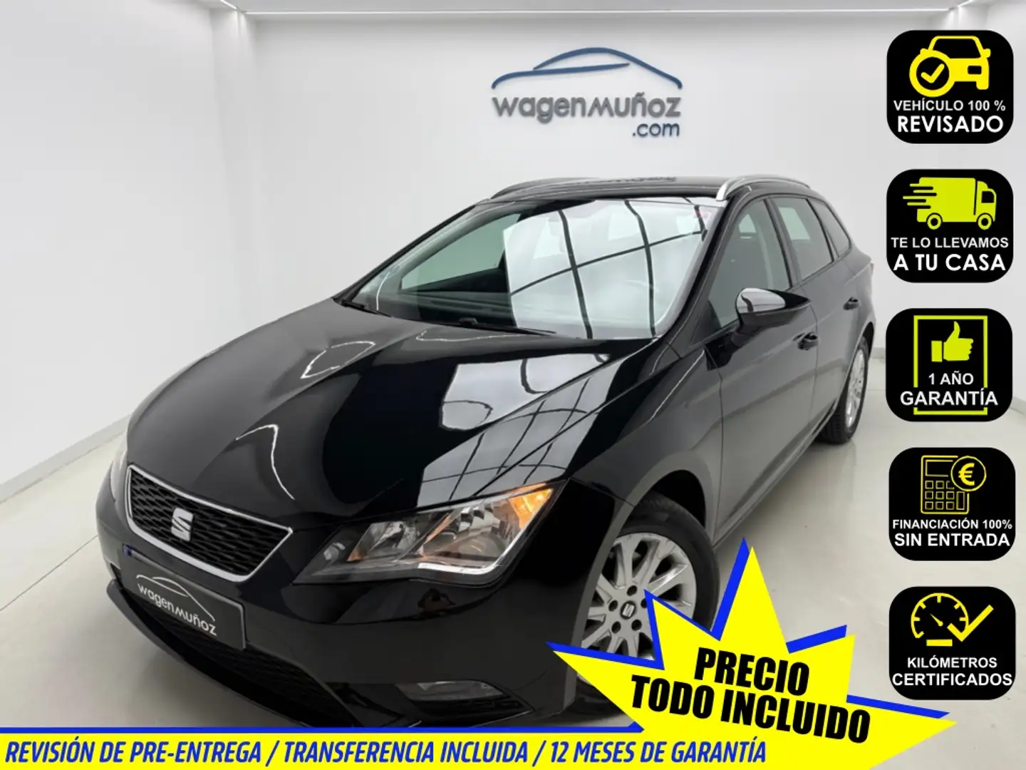 SEAT Leon ST 1.6TDI CR S&S Style 110 Negro - 1