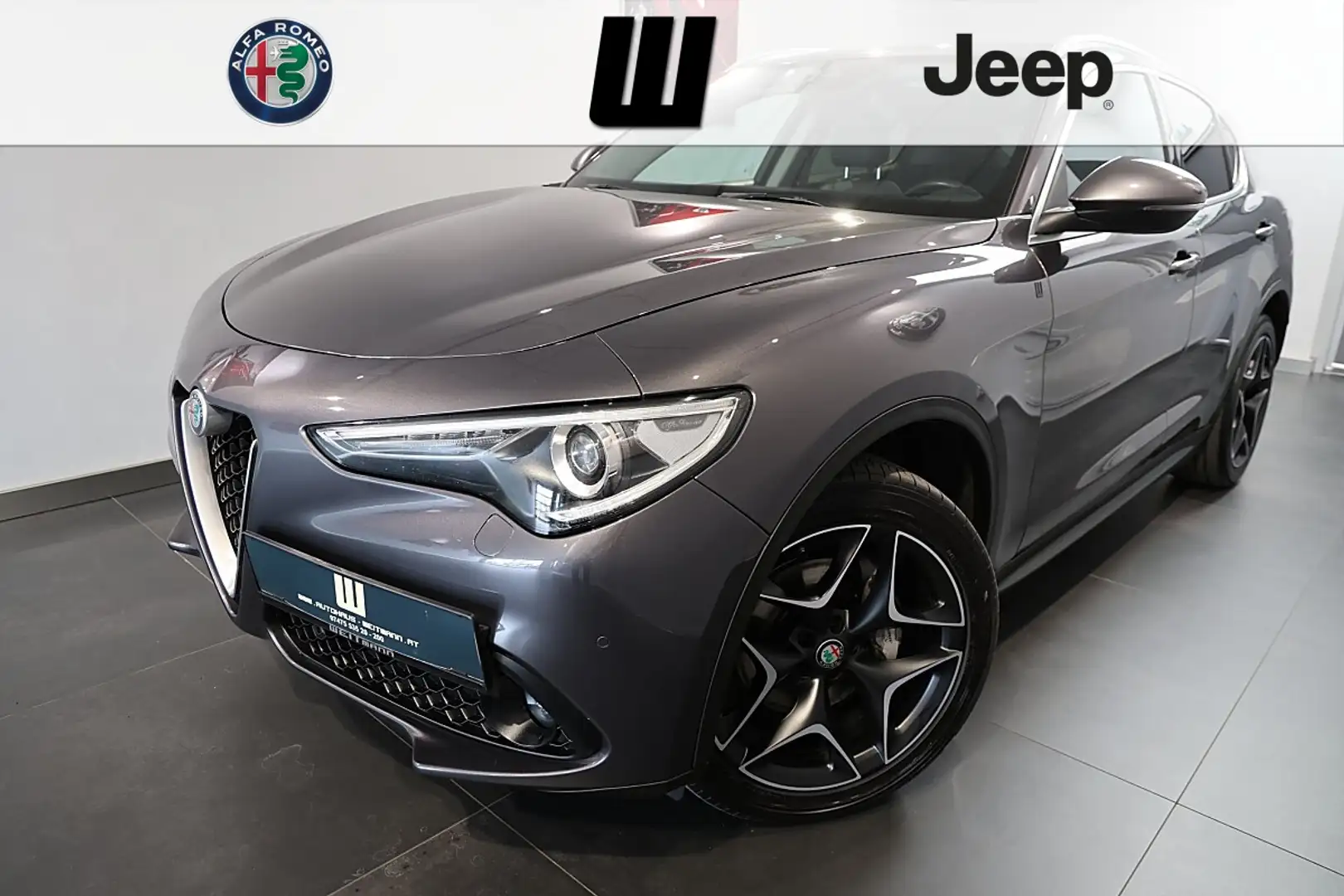 Alfa Romeo Stelvio Super 2,2 ATX AWD Grau - 1