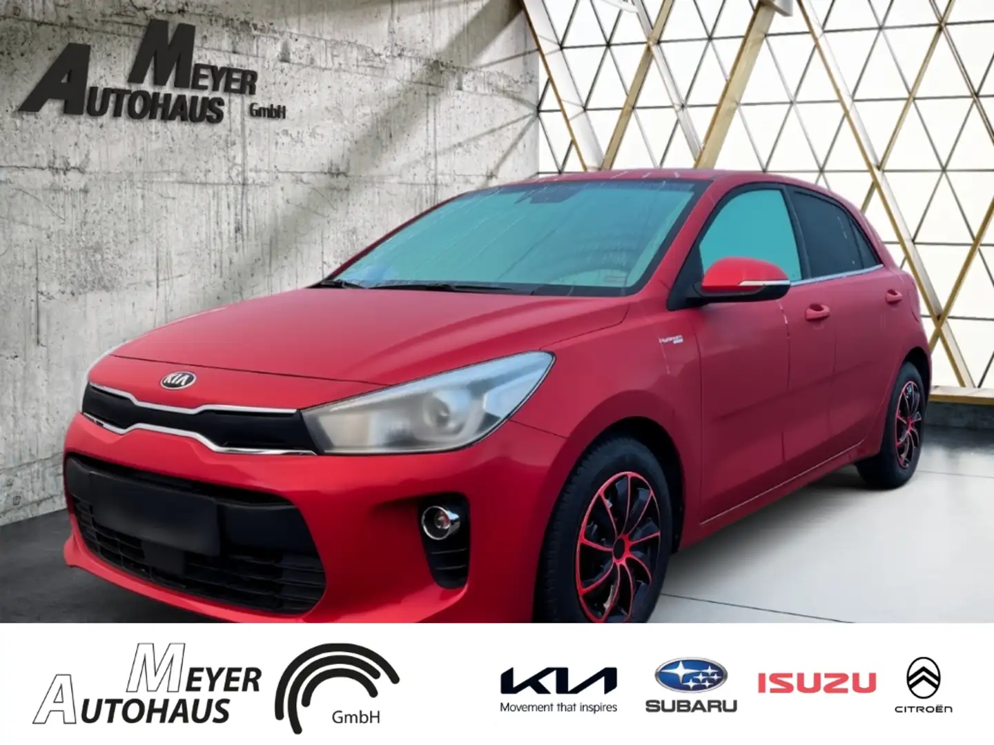 Kia Rio 1.0 T-GDI PLATINUM +LED+Navi+Klima+Rückfahrkamera Roşu - 2