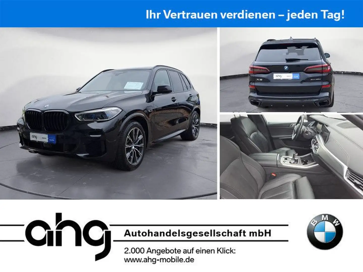 BMW X5 xDrive45e M Sportpaket Innovationsp. Panorama Schwarz - 1