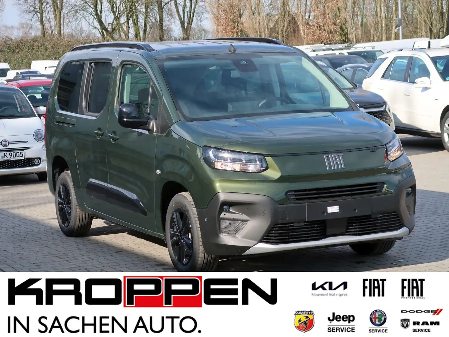 Fiat Doblo Lang Diesel Automatik 7-Sitzer,Klima,Navi Verde - 1
