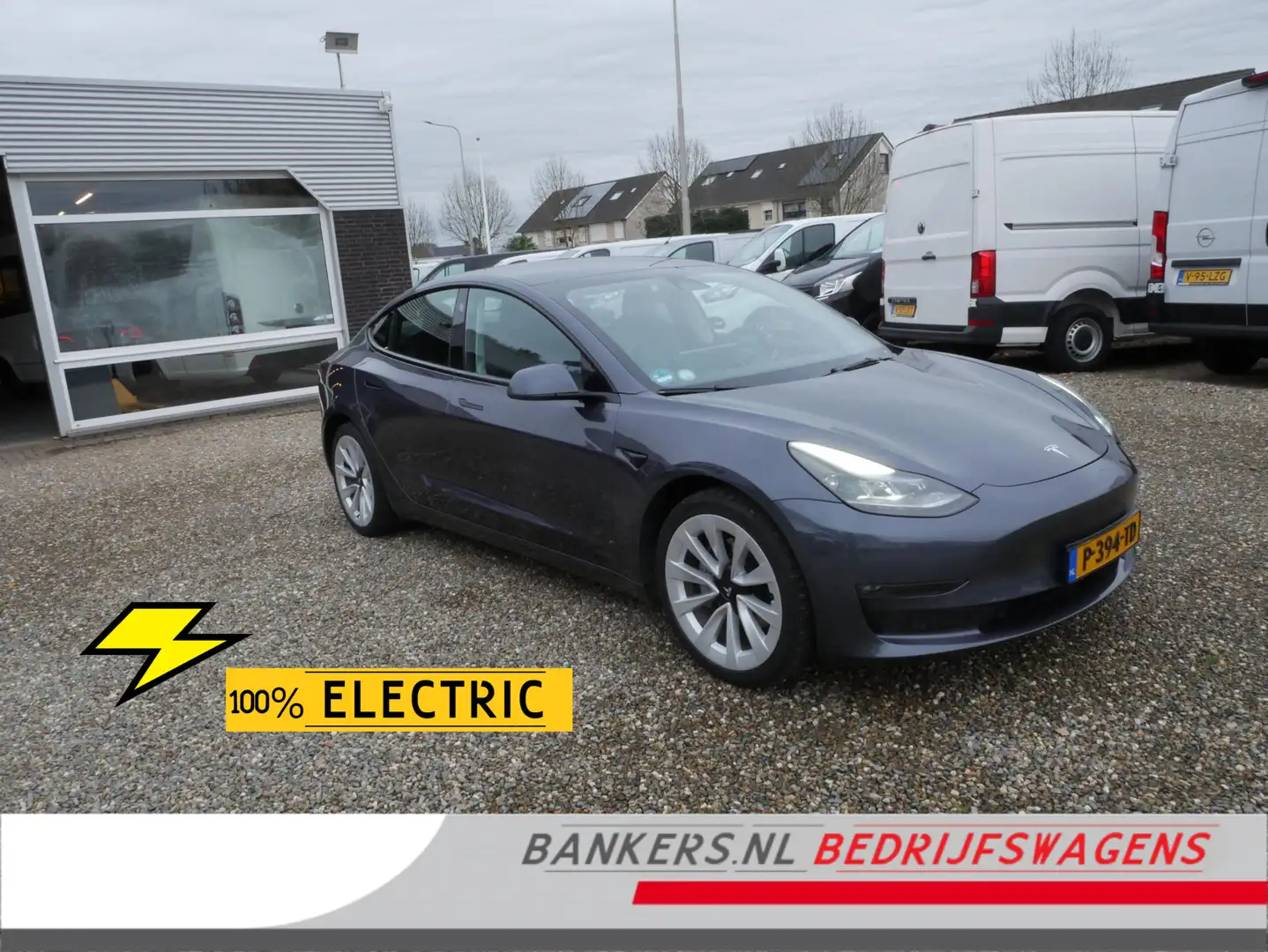 Tesla Model 3 Long Range, AWD, 75 kWh Grijs - 1