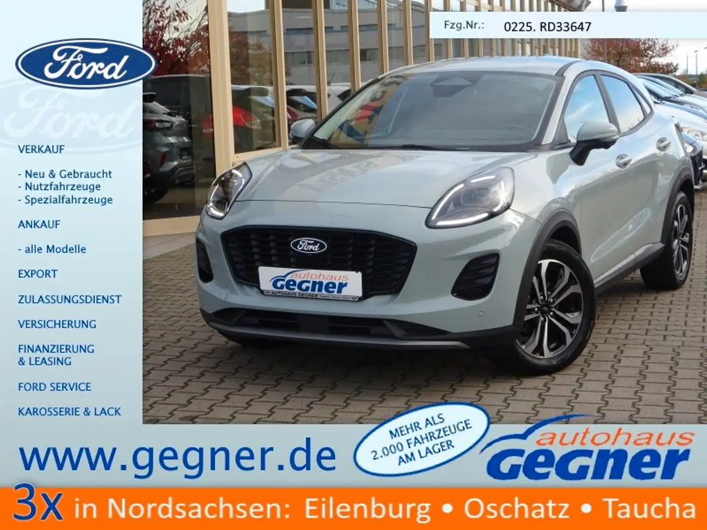 Ford Puma 125PS Autm. Titanium Navi AHK 360° iACC Grau - 1