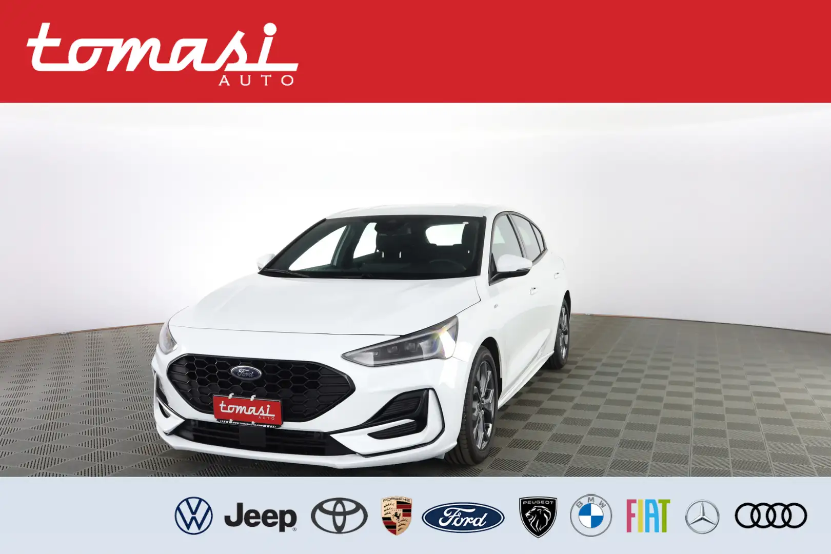 Ford Focus Focus 1.0 EcoBoost Hybrid 125 CV Powershift 5p. ST Bianco - 1