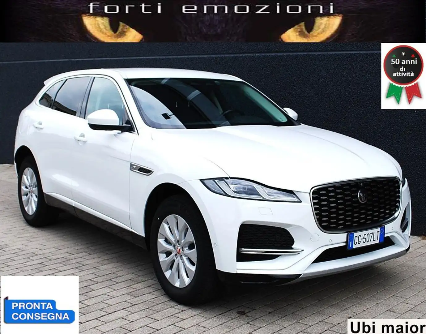 Jaguar F-Pace 2.0 D 163 CV AWD iva esposta ns aziendale Weiß - 1