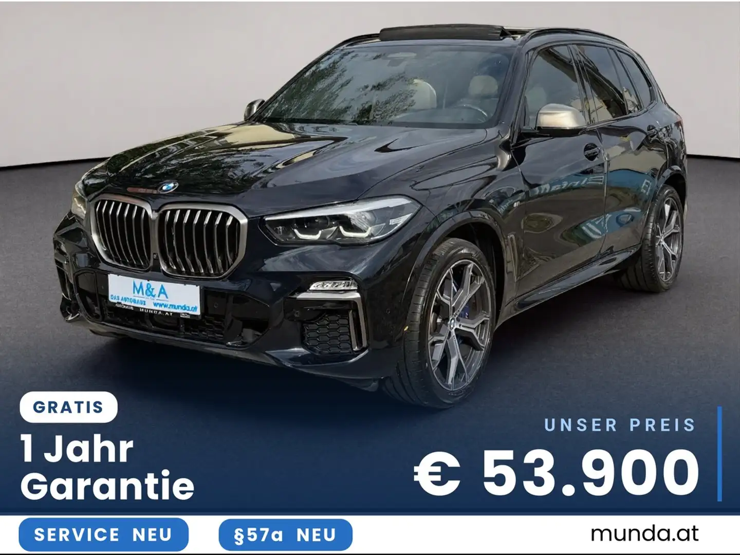 BMW X5 M50d/Allrad/M-Paket/Aero-Paket/7-Sitzer/Garantie Blau - 1