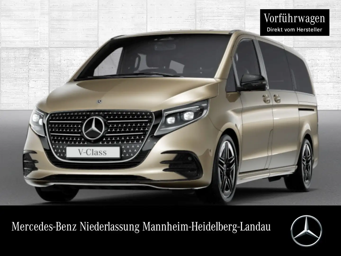 Mercedes-Benz V 300 d AVANTGARDE+AMG+9G+AHK+StandHZ+Klimaautom Gold - 1
