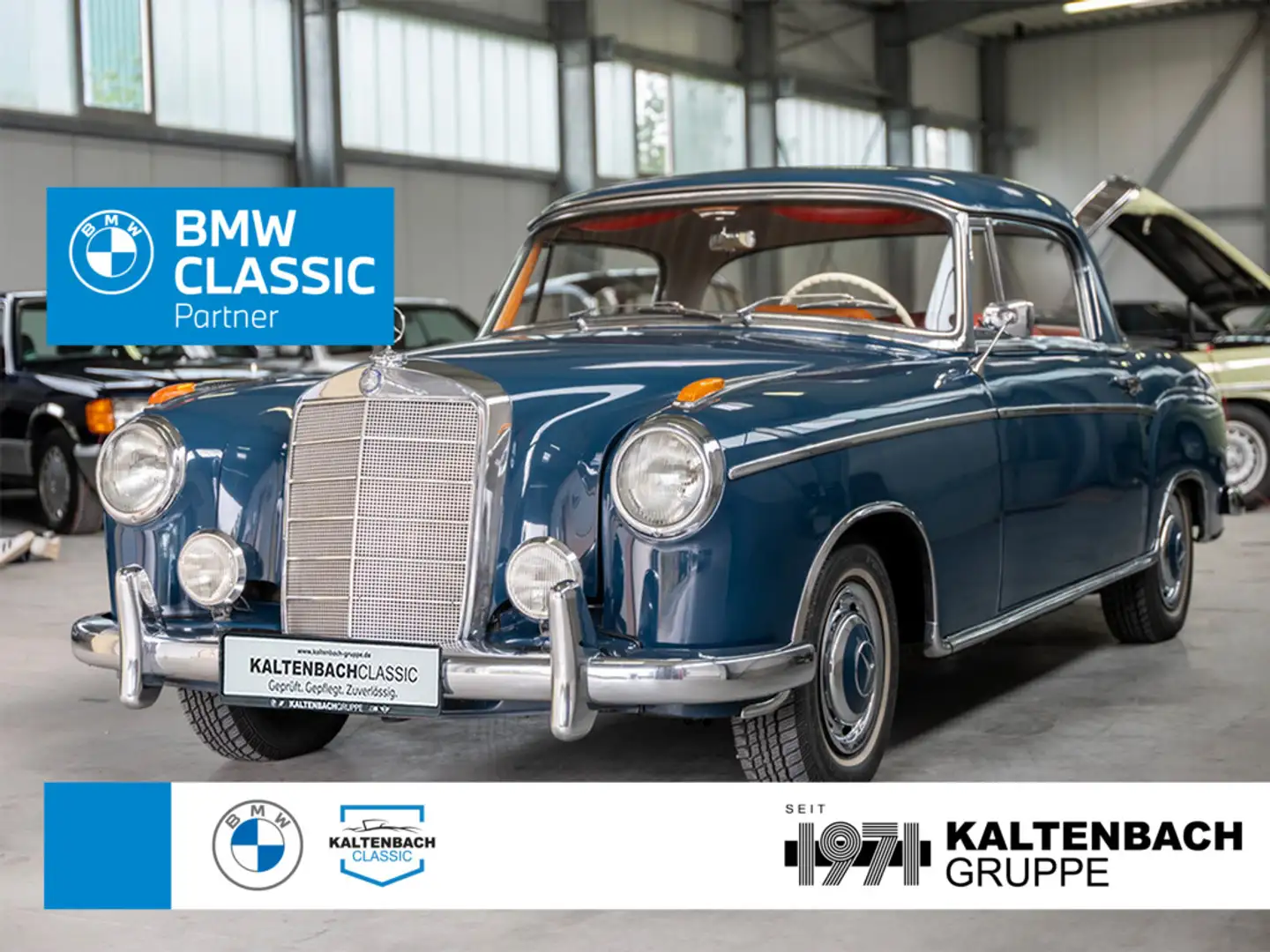 Mercedes-Benz 220 SE Coupe Ponton W128 Blauw - 1