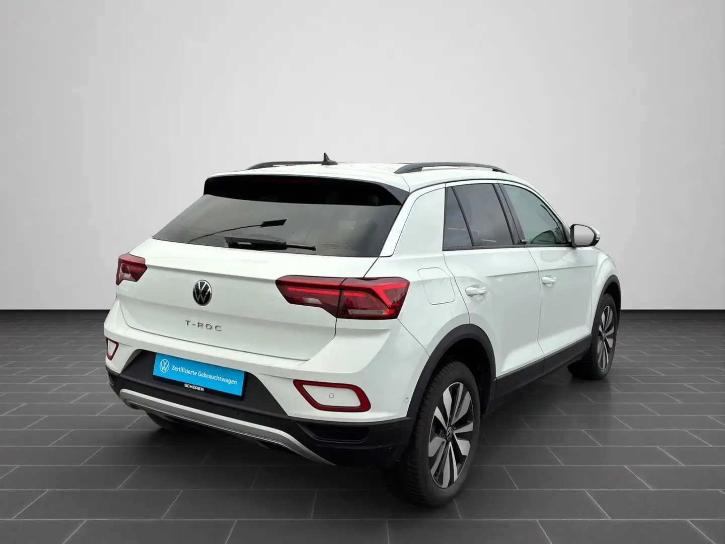 Volkswagen T-Roc MOVE 1.0 TSI LED AHK REAR VIEW SHZ ACC APP Weiß - 2