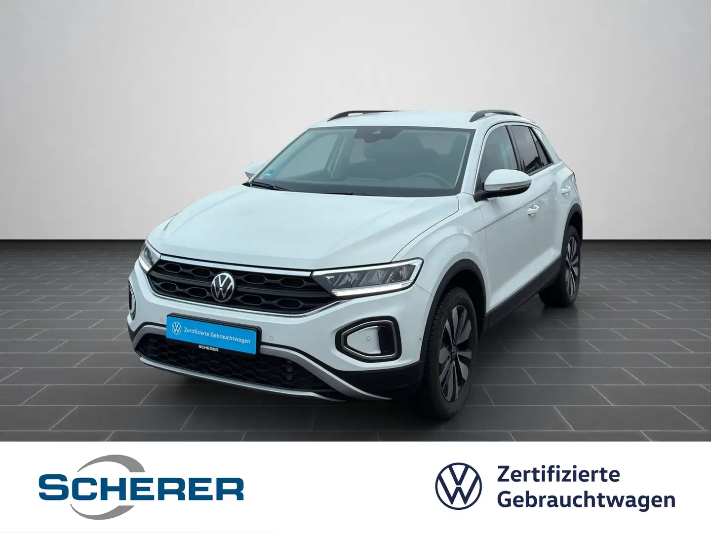 Volkswagen T-Roc MOVE 1.0 TSI LED AHK REAR VIEW SHZ ACC APP Weiß - 1