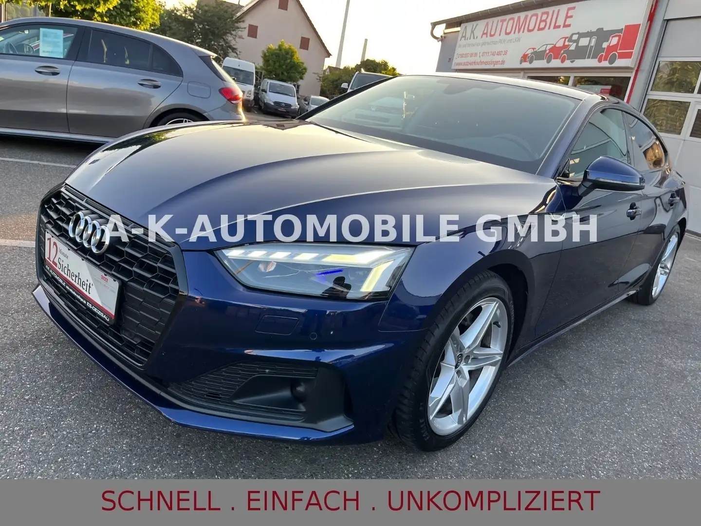 Audi A5 Sportback 40TDI Stronic*LASER*ACC*KAMERA*NAVI Blauw - 1