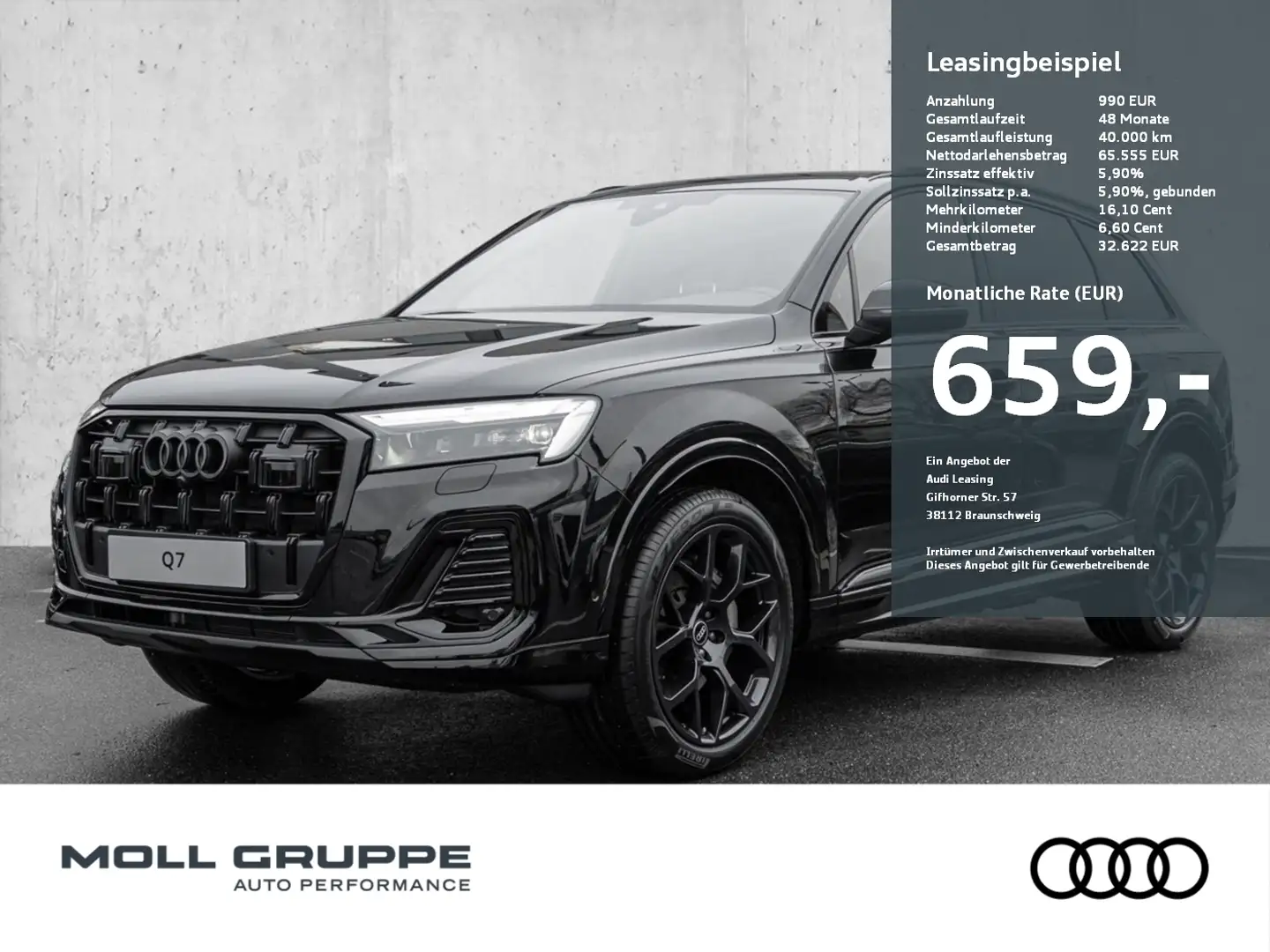 Audi Q7 SUV TDI quattro 210 kW tiptronic 2xKLIMA ACC Zwart - 1