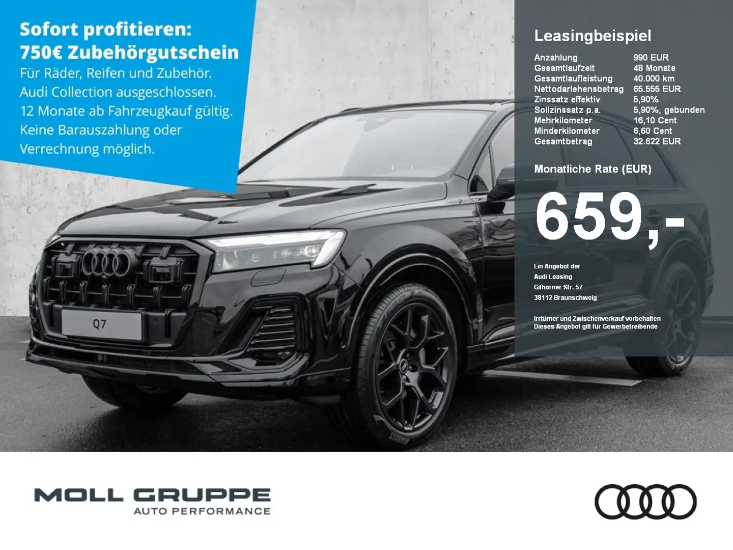 Audi Q7 SUV TDI quattro 210 kW tiptronic 2xKLIMA ACC Чёрный - 1