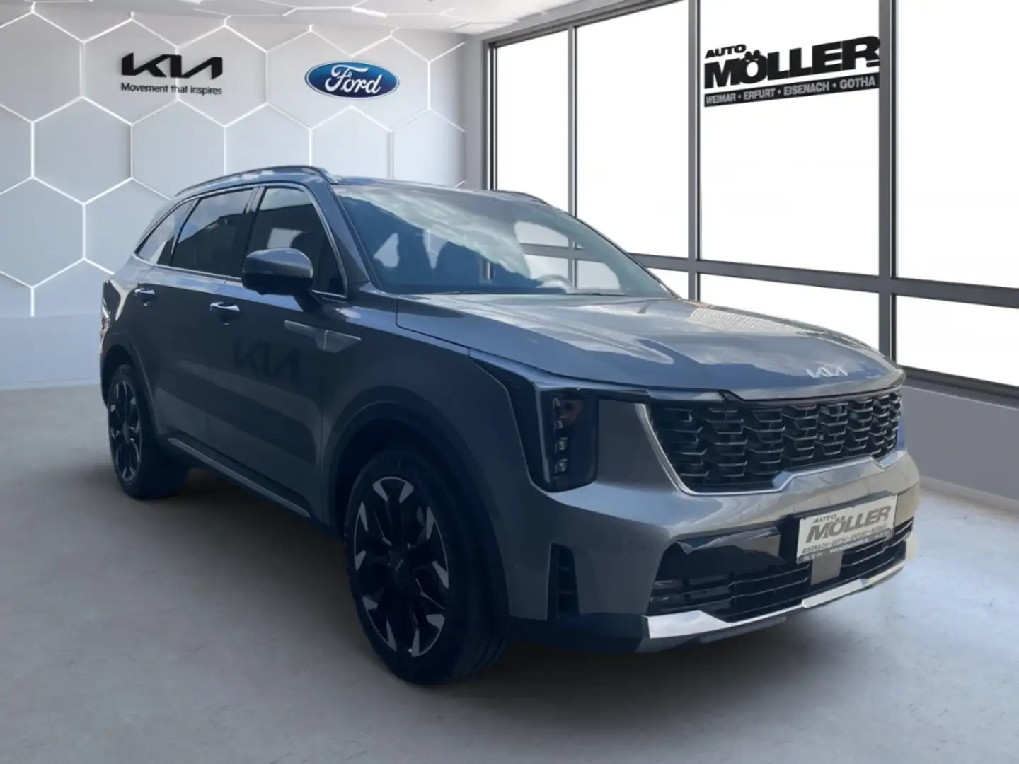 Kia Sorento 2.2D AWD DCT8 Platinum+Panorama+6 Sitzer+NAVI+360° Gris - 2