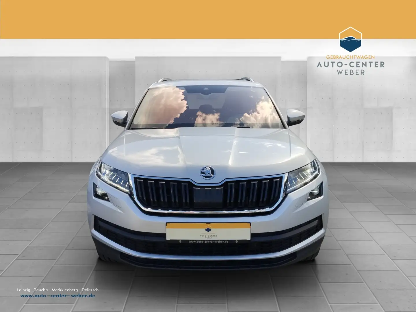 Skoda Kodiaq 1.5 TSI Clever *4xSHZ*ACC*AHK*KeyLess*LED* Silber - 2
