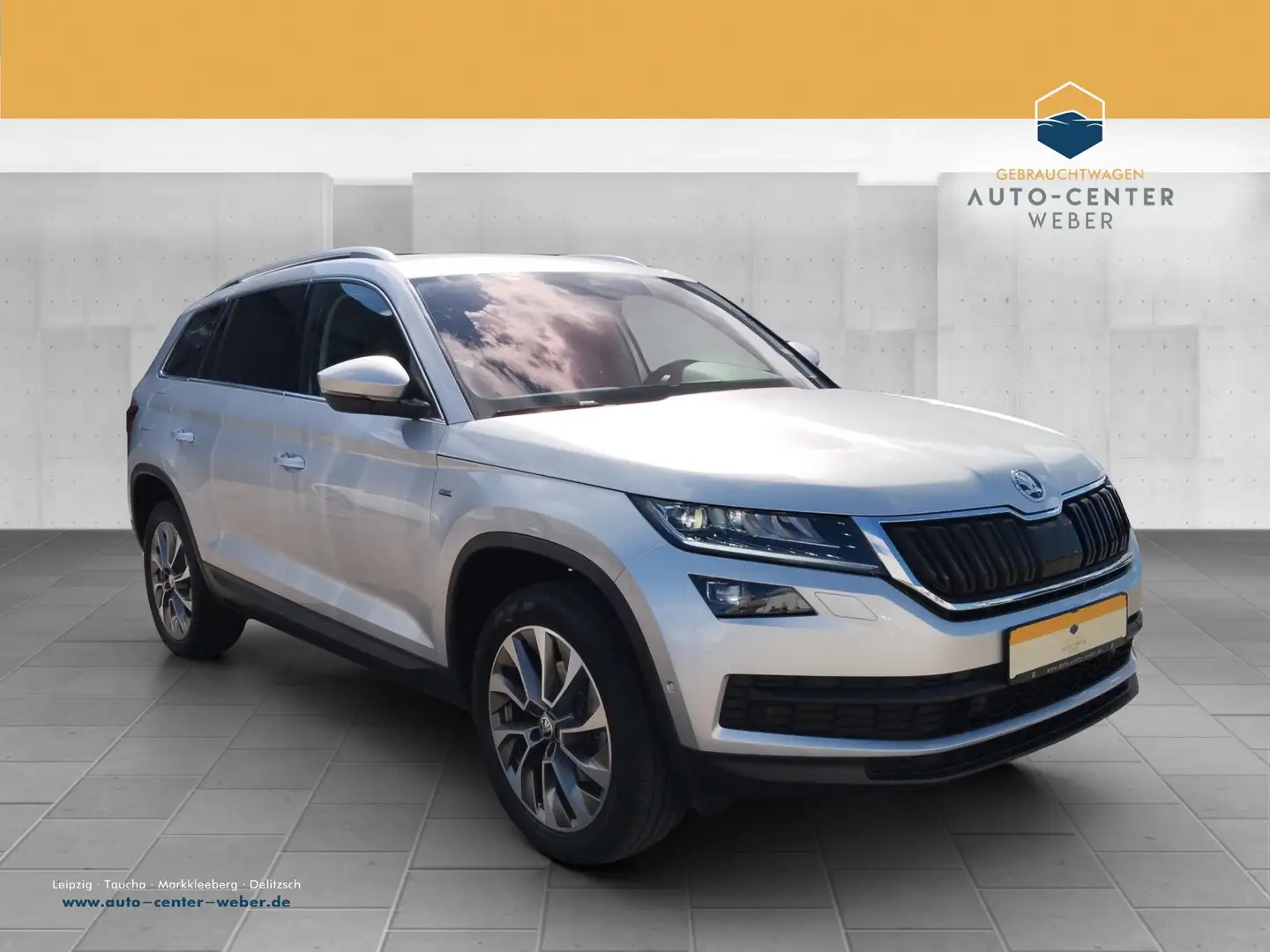 Skoda Kodiaq 1.5 TSI Clever *4xSHZ*ACC*AHK*KeyLess*LED* Silber - 1