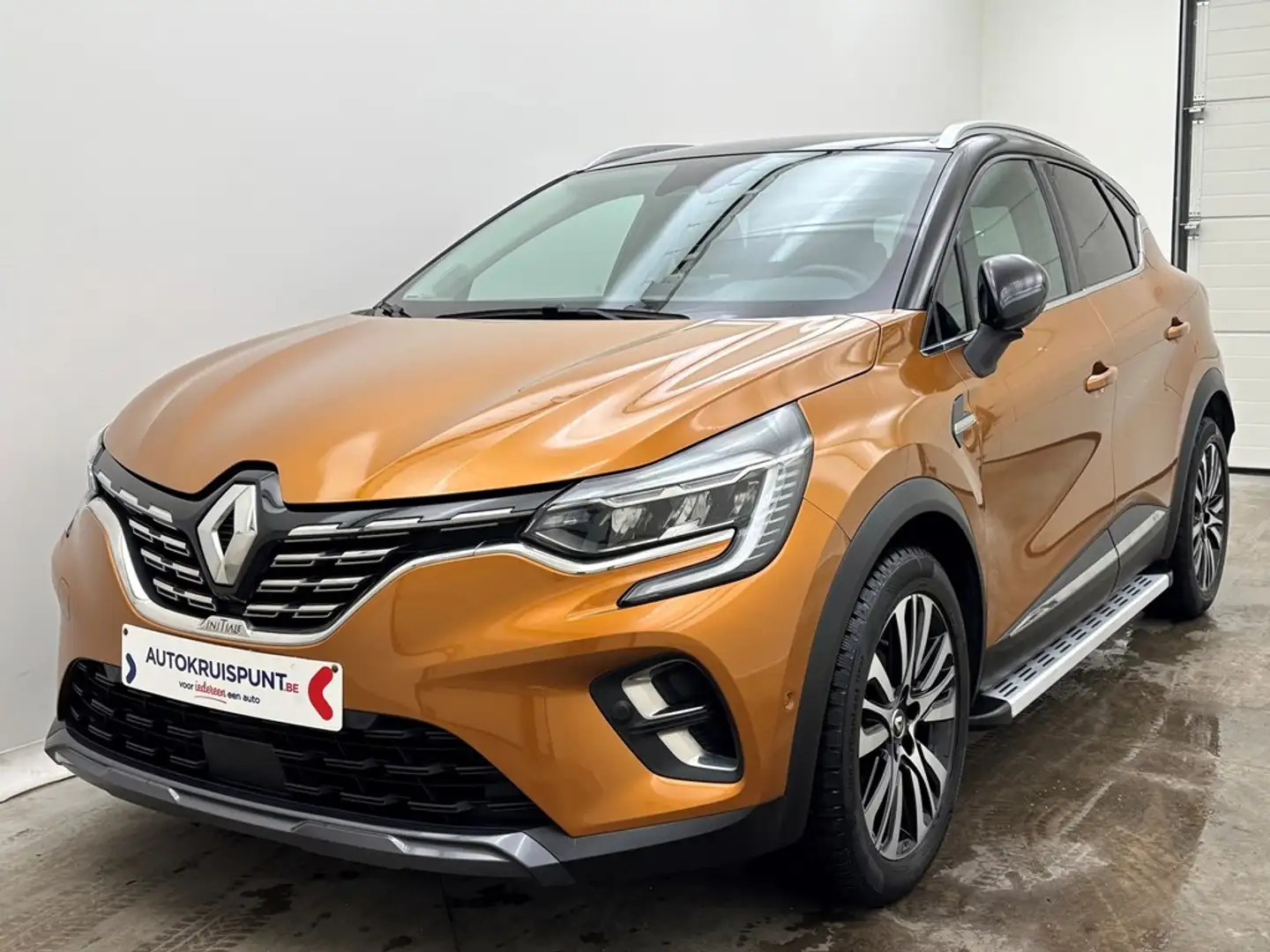 Renault Captur 1.5Blue dCi Initiale Paris EDC Leder GPS Camera Di Oranje - 1