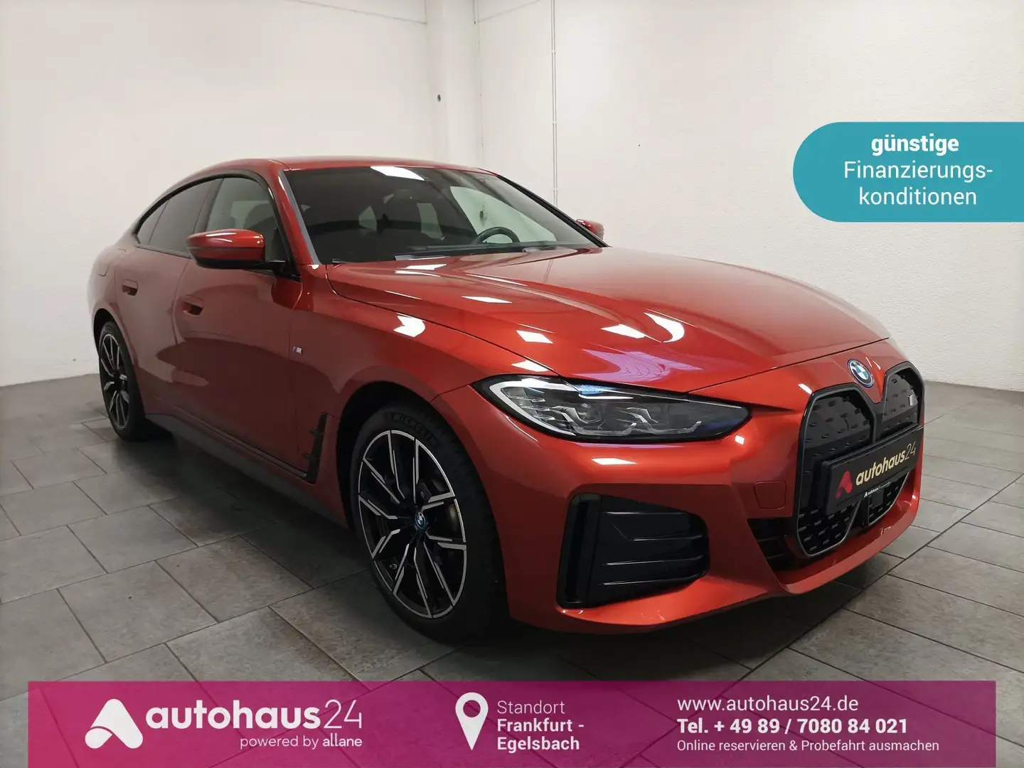BMW i4 - 40 e M Sport AHK|Shadow Line|Carplay|LED Orange - 1