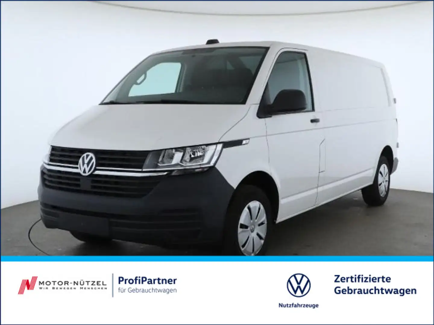 Volkswagen T6.1 Transporter lang 2.0 TDI NAVI+SHZ+2xPDC+AHK Blanco - 1