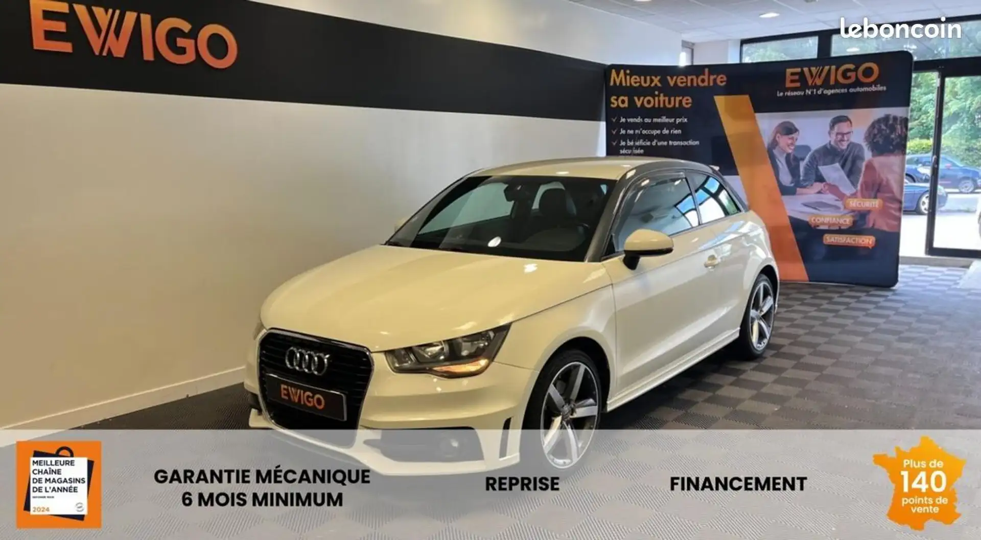 Audi A1 1.4 TFSI 185 AMBITION S-TRONIC BVA Weiß - 1