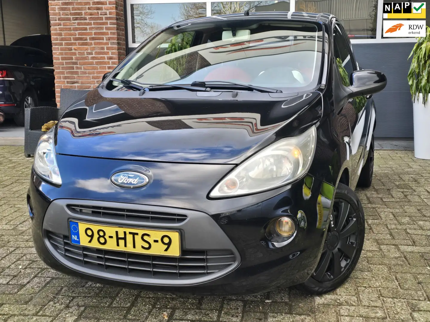 Ford Ka/Ka+ 1.2 Titanium Apk| Airco |Zwart |3DR Zwart - 1