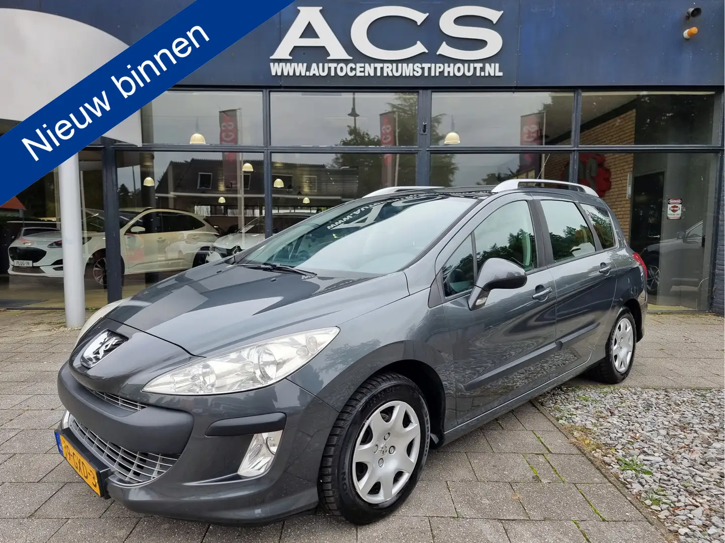 Peugeot 308 SW 1.6 HDiF XS | 6-pers | Top onderhouden | Nieuwe Grijs - 1