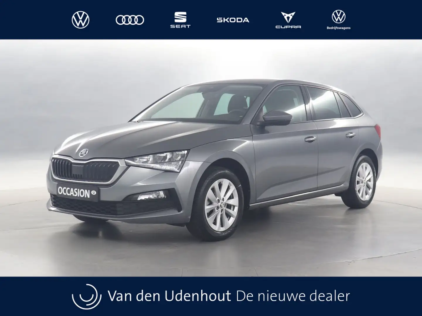 Skoda Scala 1.0 TSI 110pk Ambition DSG / Navigatie via App Con Gris - 1