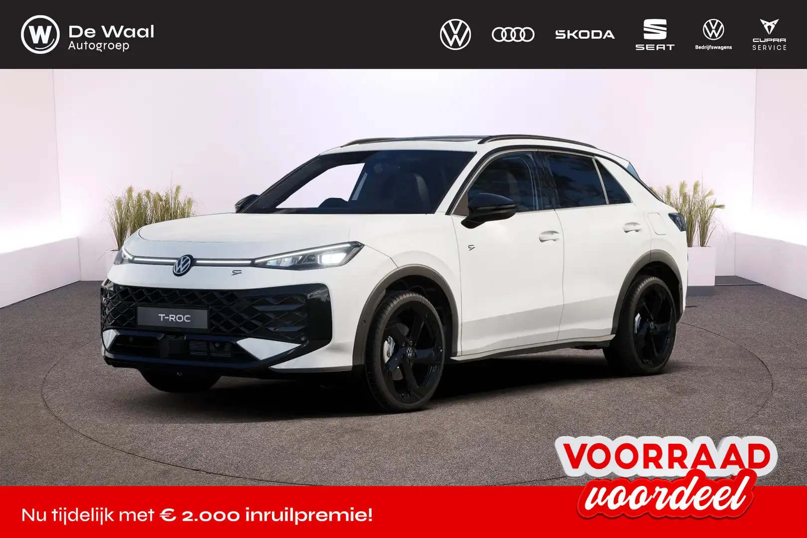 Volkswagen T-Roc R-Line First Edition 1.5 eTSI DSG Blanc - 1
