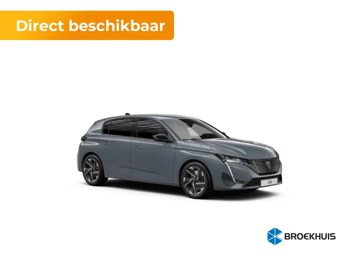 Peugeot 308 Allure | 17" lichtmetalen velgen 'HALONG' | Achter Grijs - 1