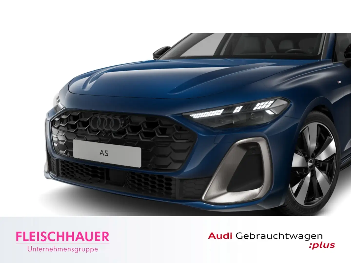 Audi A5 Avant 2,0TFSI edition one S-Line+AHK+Leder+CarPlay Blau - 2