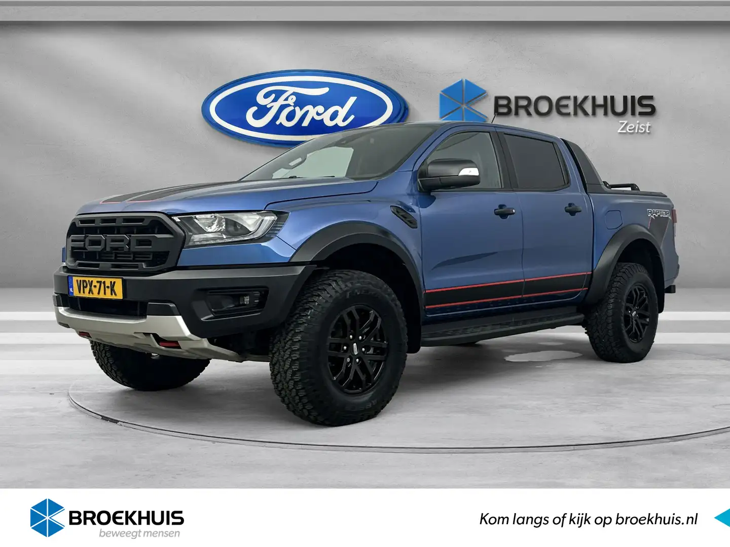 Ford Ranger Raptor 2.0 EcoBlue | PERFORMANCE VERING | GRIJS KENTEKEN| Azul - 1