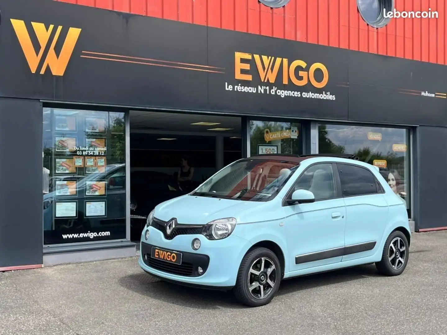 Renault Twingo 0.9 TCE 90ch INTENS TOIT OUVRANT Bleu - 2